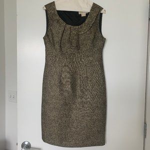MICHAEL Michael Kors Gold Shimmer Cocktail Dress